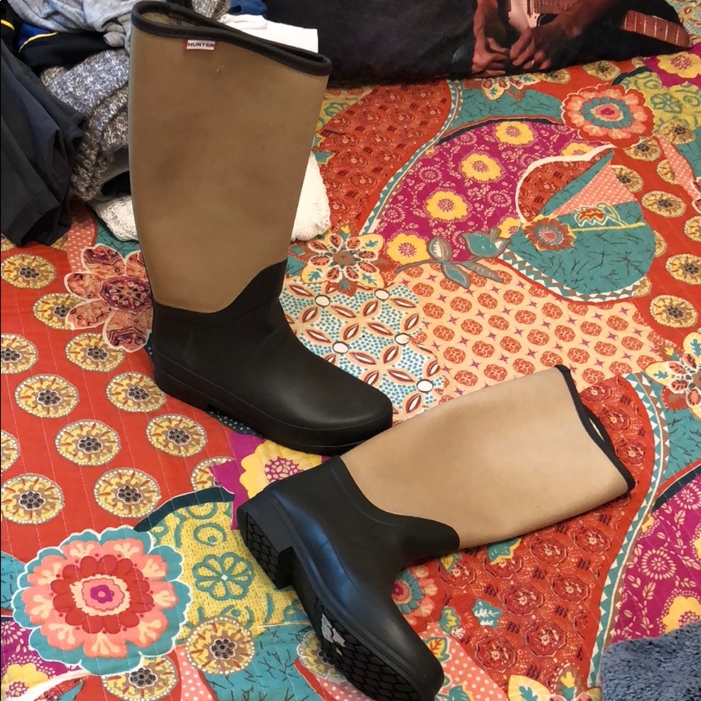 Hunter knee high rain boots